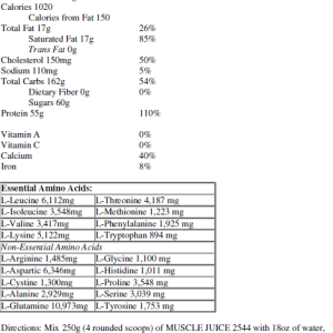 Ultimate Nutrition Muscle Juice® 2544 / 4750 гр.