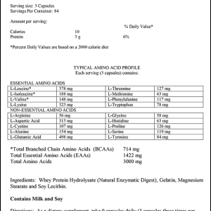 Ultimate Nutrition Amino Gold 1000mg/250 tbl