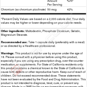 Ultimate Nutrition - Chromium Picolinate / 100 caps