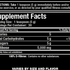 AllMax - Ribose / 150gr.