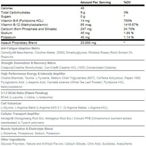 Muscle Pharm - Assault / 184gr.