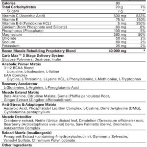 Muscle Pharm - Re-Con / 1200gr.