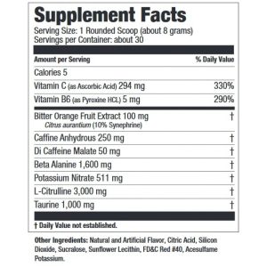 Ultimate Nutrition Pre Gold 250гр.