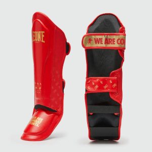Leone 1947 DNA Shin Guards - Red