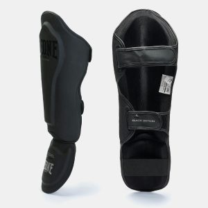 Leone 1947 Black Edition Shin Guards - Black - XL