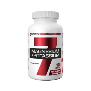 7Nutrition - MAGNESIUM + POTASSIUM - 120 vege caps