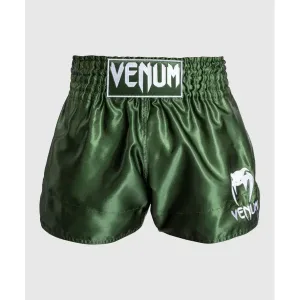 Муай Тай Шорти - Venum Classic Muay Thaï Short / Forest Green (Khaki/White)