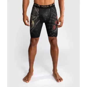 Къс клин - Venum Santa Muerte 5.0 Men’s Vale Tudo Shorts - Deep Black/Gold