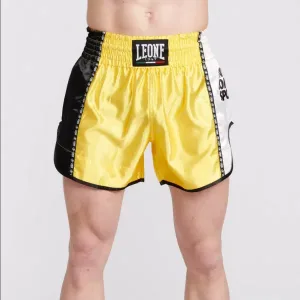 Leone 1947 - TRAINING THAI SHORTS - Yellow - Муай Тай Шорти - AB760