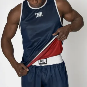 Leone 1947 DOUBLE FACE BOXING SINGLET - AB214 - L
