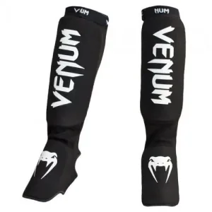 Протектори за Крака - VENUM KONTACT SHINGUARDS - COTTON / BLACK
