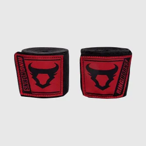 Ringhorns Charger by Venum Hand Wraps - 4 meters - Black