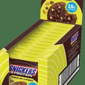 SNICKERS HI Protein Cookie Chocolate and Peanut 12 x 60 грама