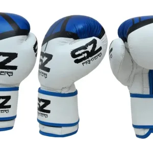 SZ Fighters – Боксови ръкавици естествена кожа Evo Victory – Blue