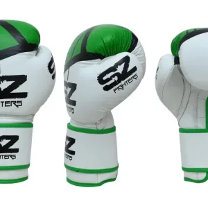 SZ Fighters – Боксови ръкавици естествена кожа Evo Victory – Green