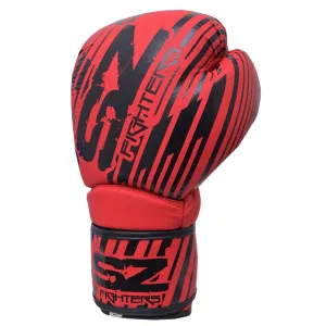 SZ Fighters – Боксови ръкавици естествена кожа – Plasma 2.0 Red-Black