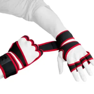 SZ Fighters – Отворени фитнес ръкавици за кросфит – Black/Red