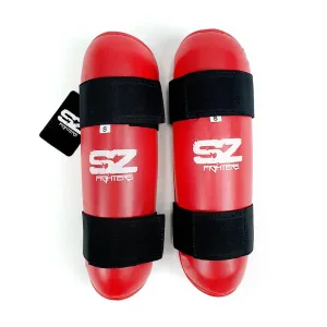 SZ Fighters – Протектори за пищял Таекуондо – Red - M