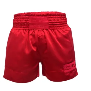 SZ Fighters – Шорти за Муай Тай и Кикбокс Classic – Red/Red