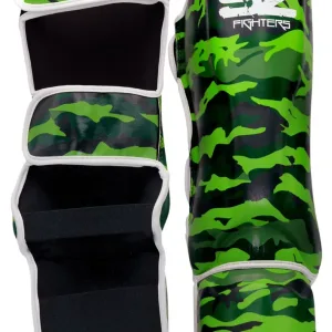 SZ Fighters – Тай Протектори за Крака Camo – Green