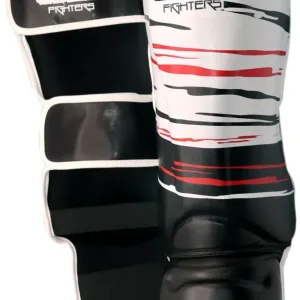 SZ Fighters – Тай Протектори за Крака Madness – Black/Red