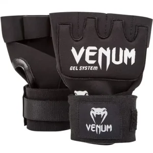 Вътрешни Ръкавици за Боксови Ръкавици - VENUM KONTACT GEL GLOVE WRAPS / BLACK