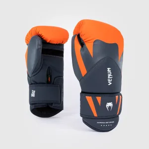 Venum Challenger 4.0 Boxing Gloves - Orange/Navy Blue