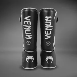 Venum Challenger Standup Shin Guards - Black/Silver - XL