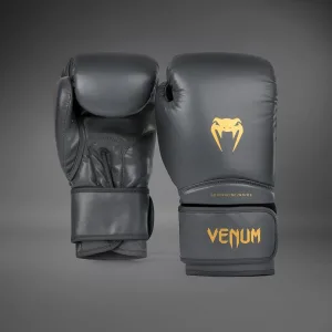 Venum Contender 1.5 Boxing Gloves - Grey/Gold - 14 oz