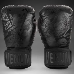Venum Dragon's Flight Boxing Gloves - Black/Black