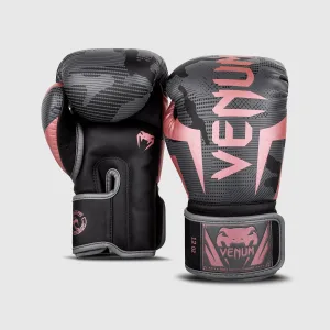 Venum Elite Boxing Gloves – Camo/Pink