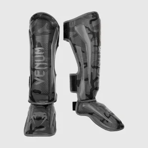 Venum Elite Shin Guard - Black Camo