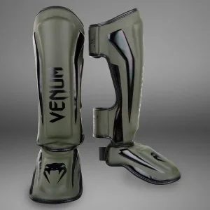 Venum Elite Standup Shin guards - Khaki/Black