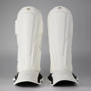 Venum Impact Evo Scales Shin Guards - Ivory