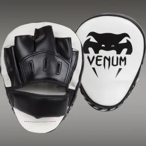 Venum Light Focus Mitts - White/Black (Pair)